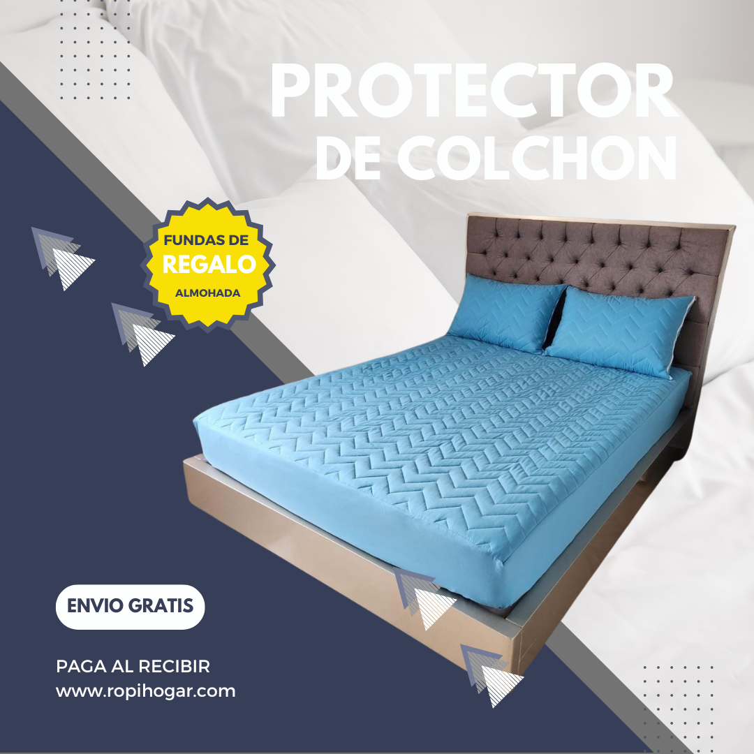 Protector de colchón con fundas