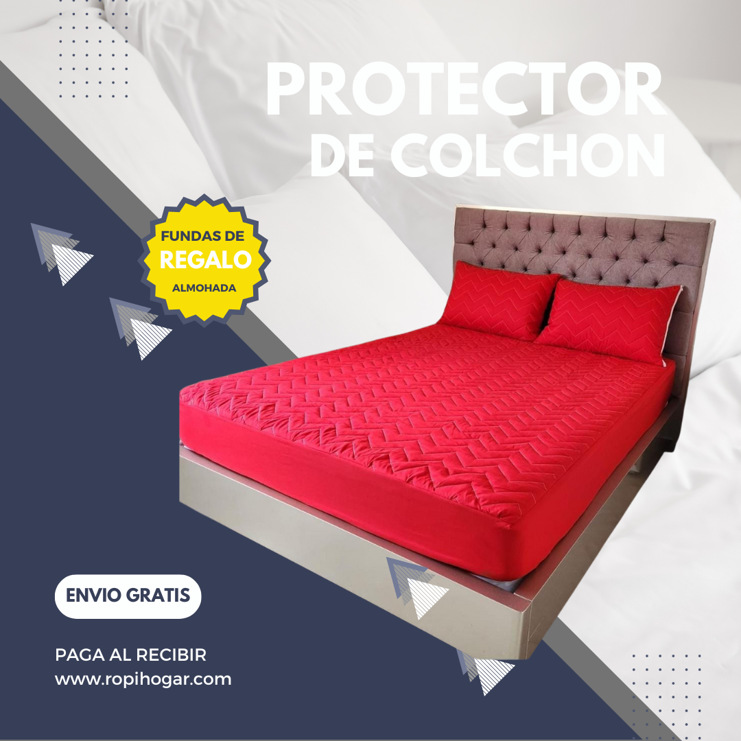 Protector de colchón con fundas