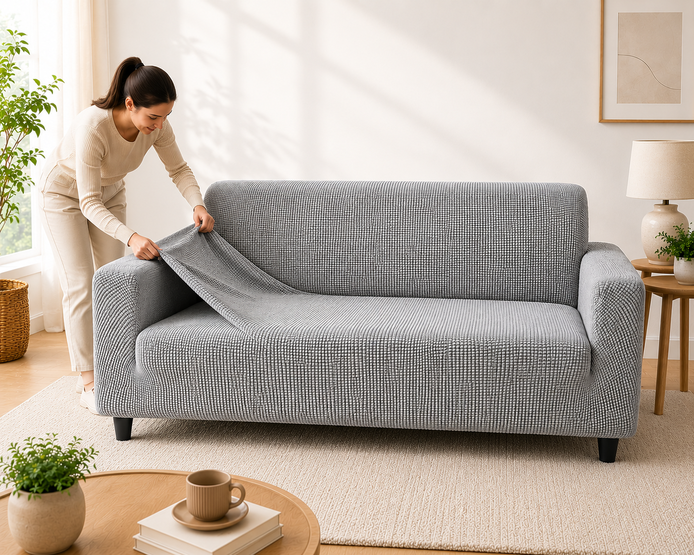 LuxeCover - Funda Protectora de Sofá