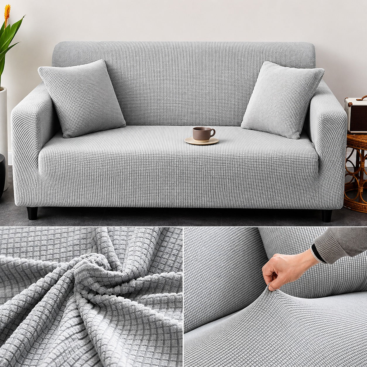LuxeCover - Funda Protectora de Sofá