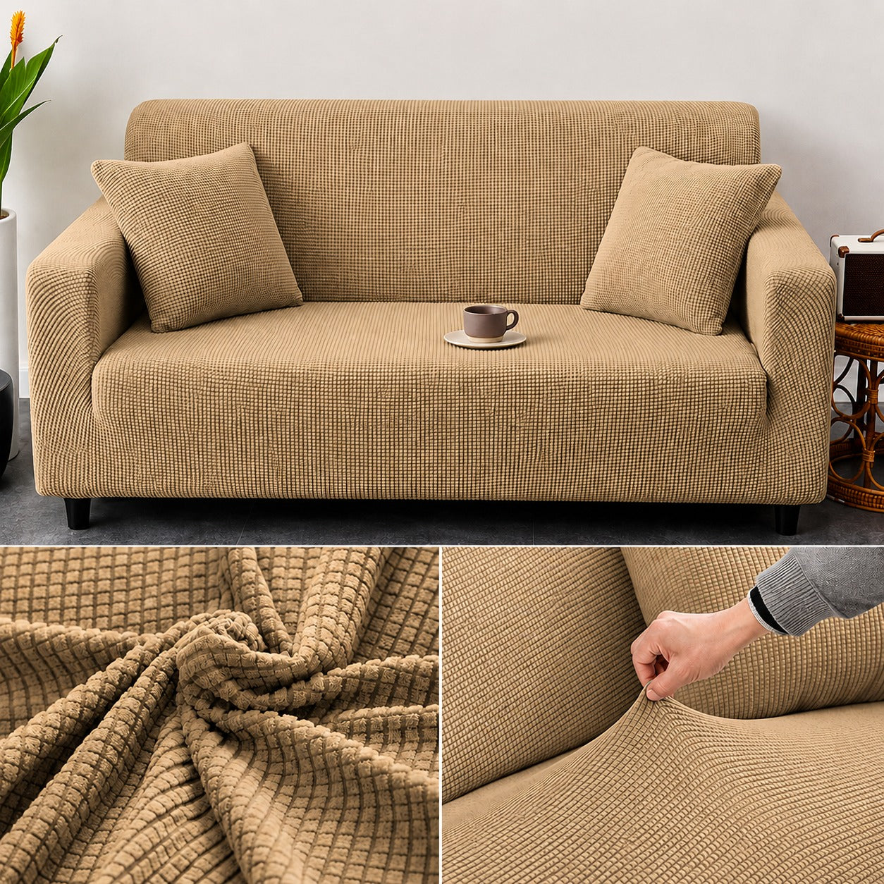 LuxeCover - Funda Protectora de Sofá