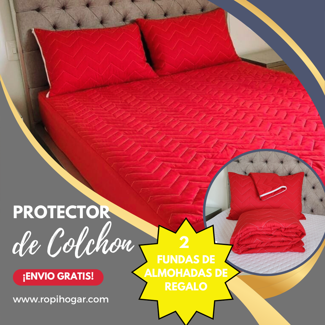 Protector de colchón con fundas