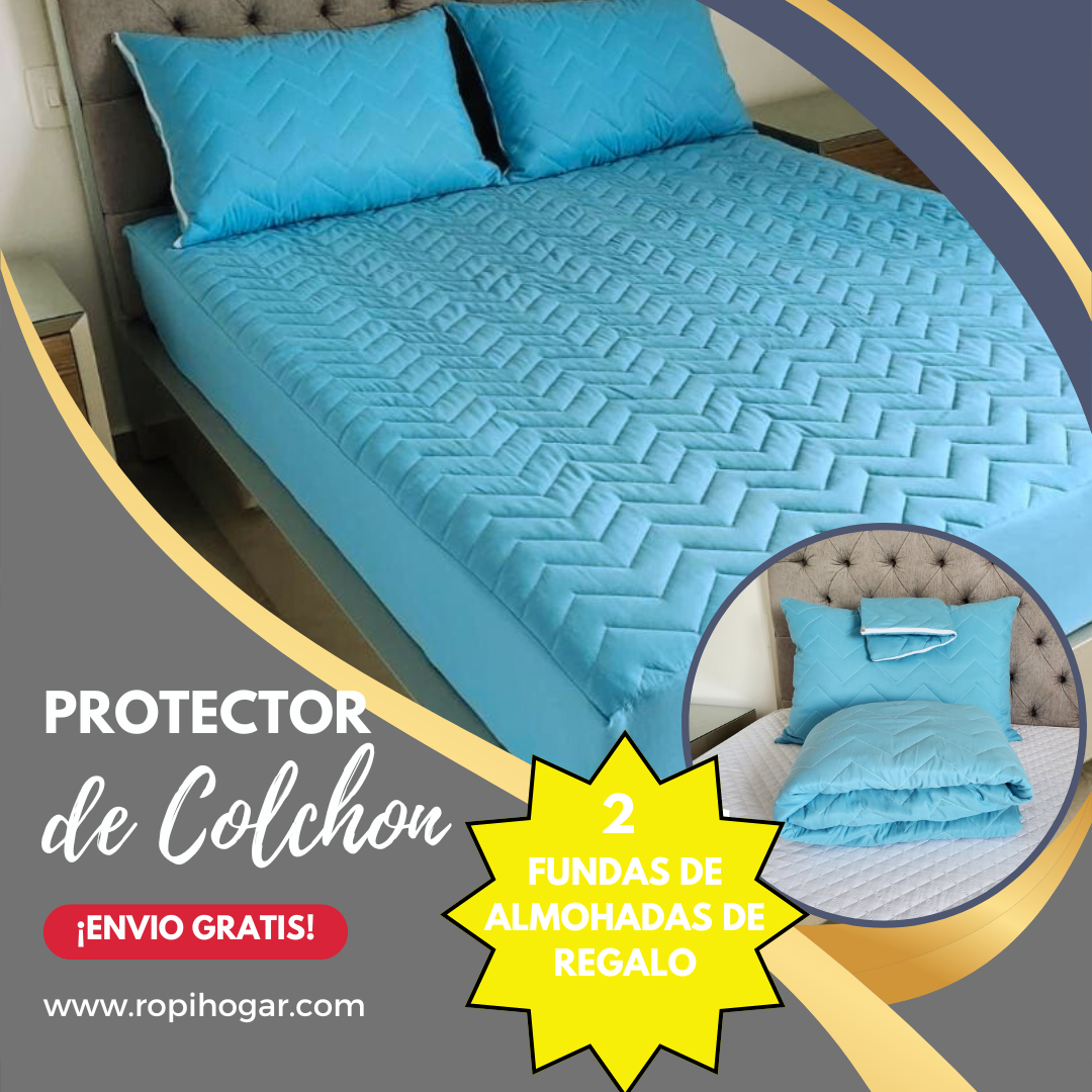 Protector de colchón con fundas