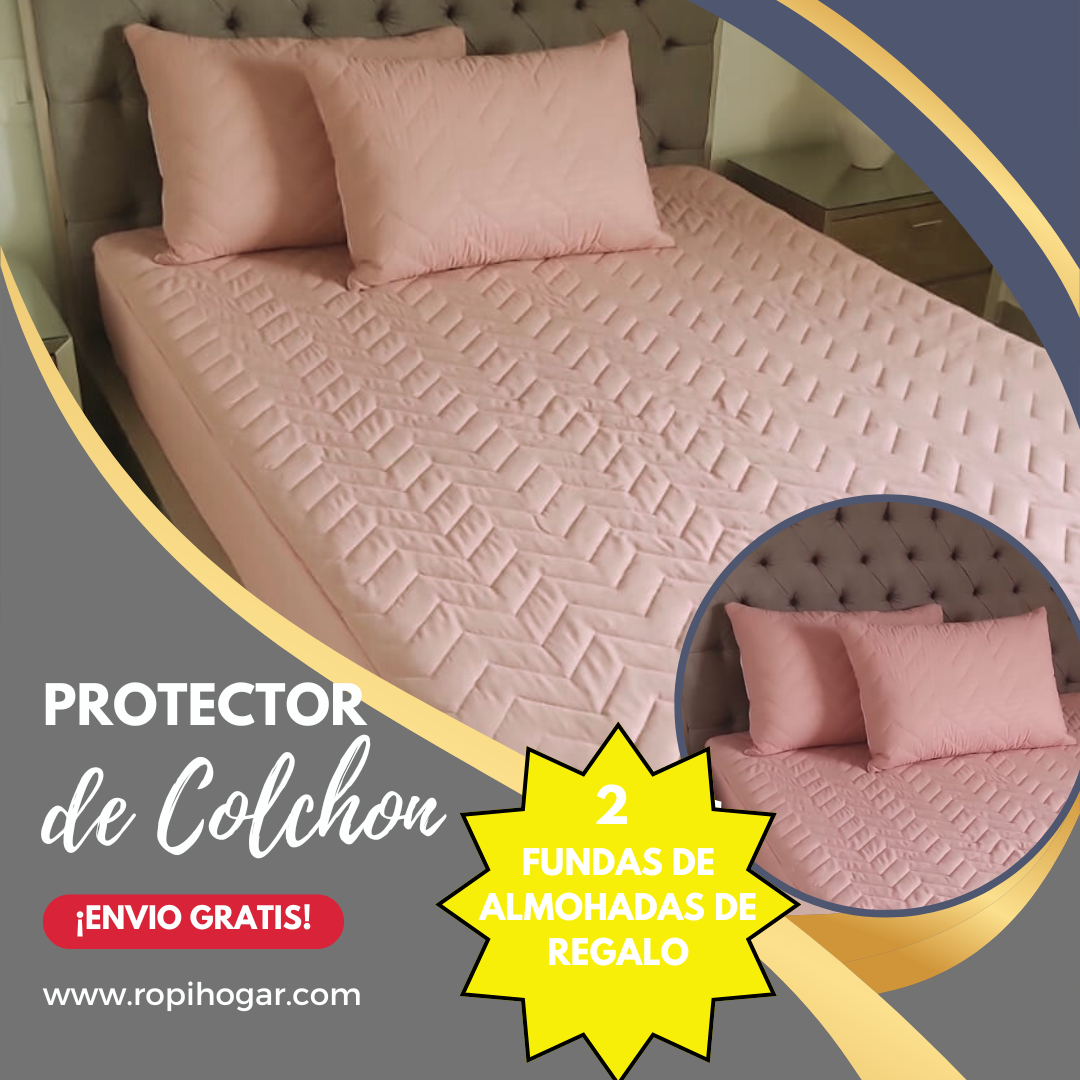 Protector de colchón con fundas