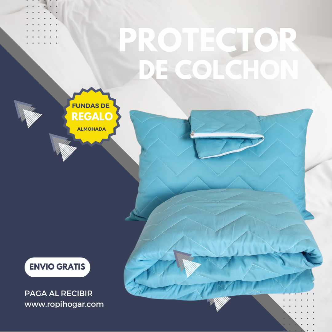 Protector de colchón con fundas