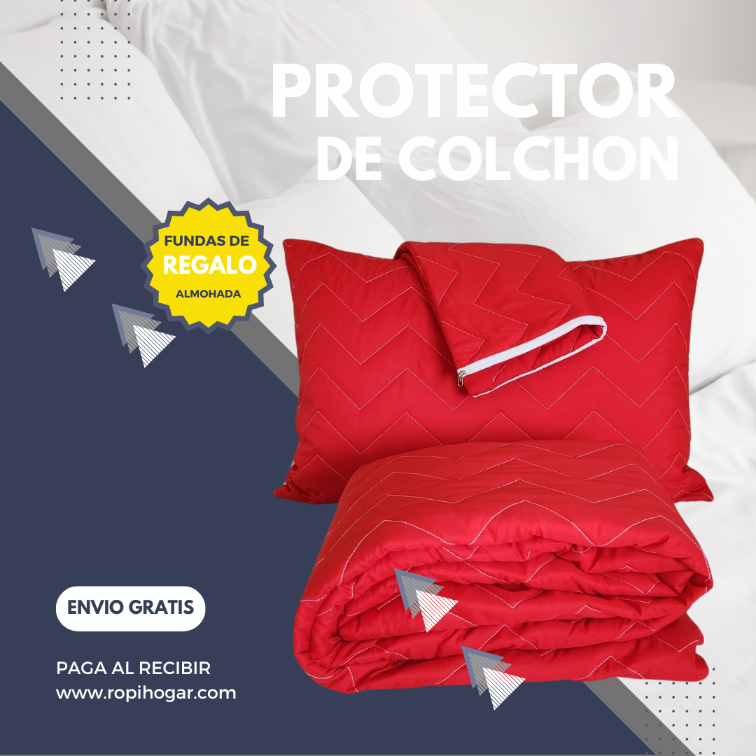 Protector de colchón con fundas