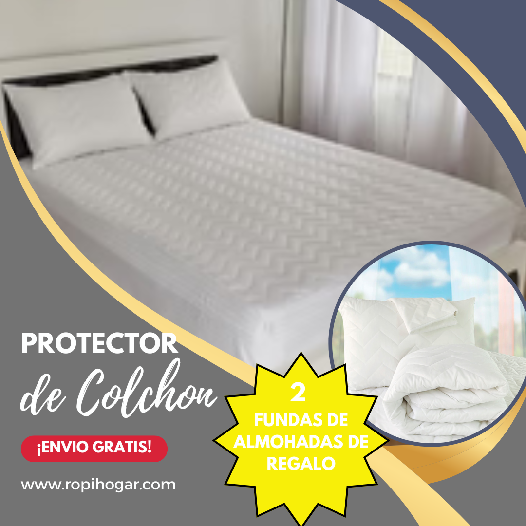 Protector de colchón con fundas