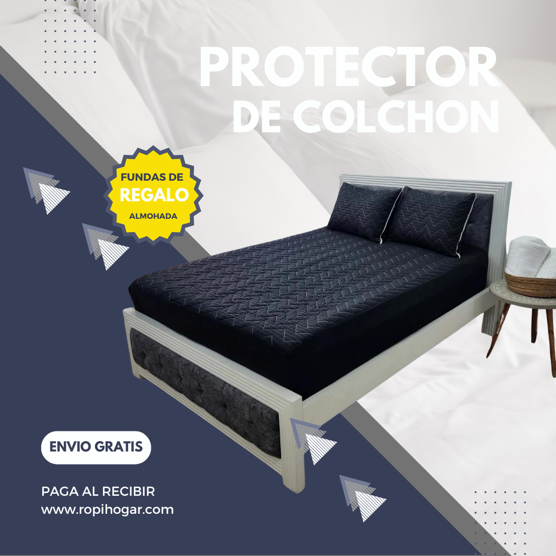 Protector de colchón con fundas