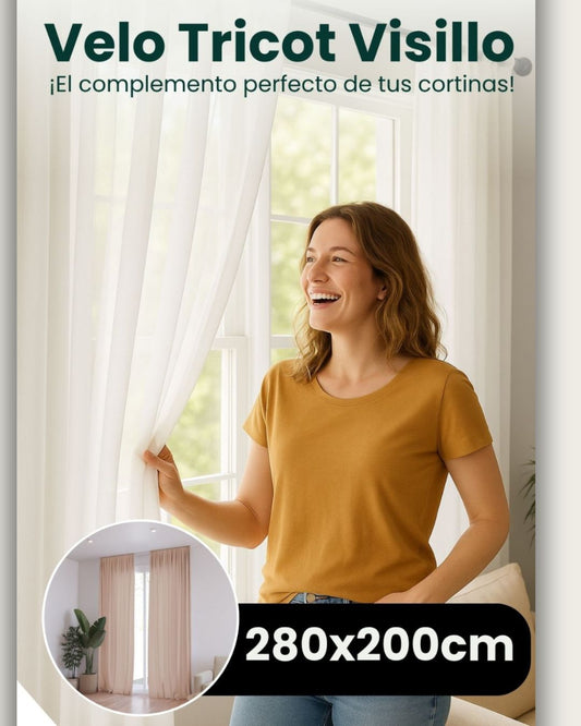 Velo Tricot Visillo 280x200cm