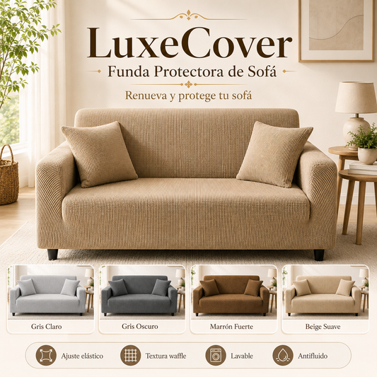 LuxeCover - Funda Protectora de Sofá